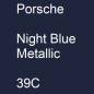 Preview: Porsche, Night Blue Metallic, 39C.